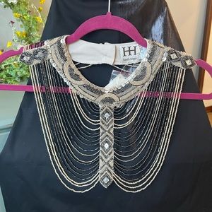 BNWT Haute Hippie Goddess Collar/Bib style beaded necklace